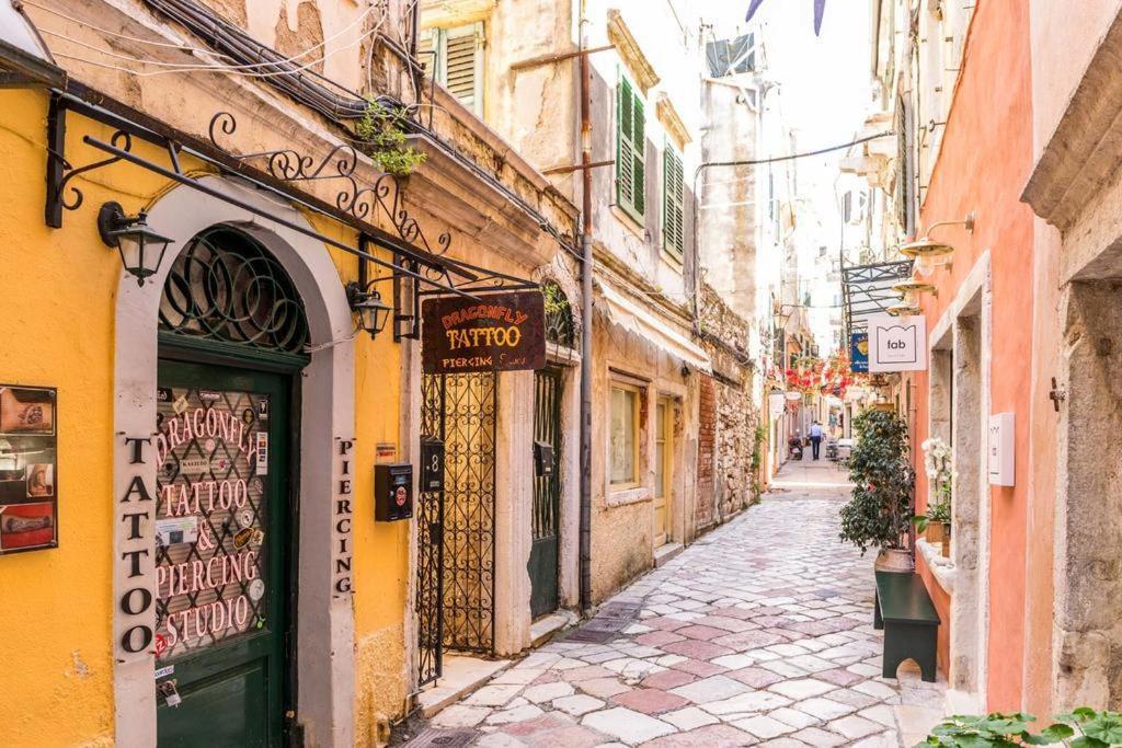 Queen Apartment, In The Heart Of Corfu Historical Old Town Center! Exterior foto
